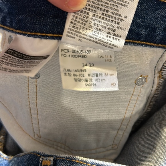 Levi’s Men’s 505 Regular Fit Jeans Size 34-29 - Picture 9 of 9